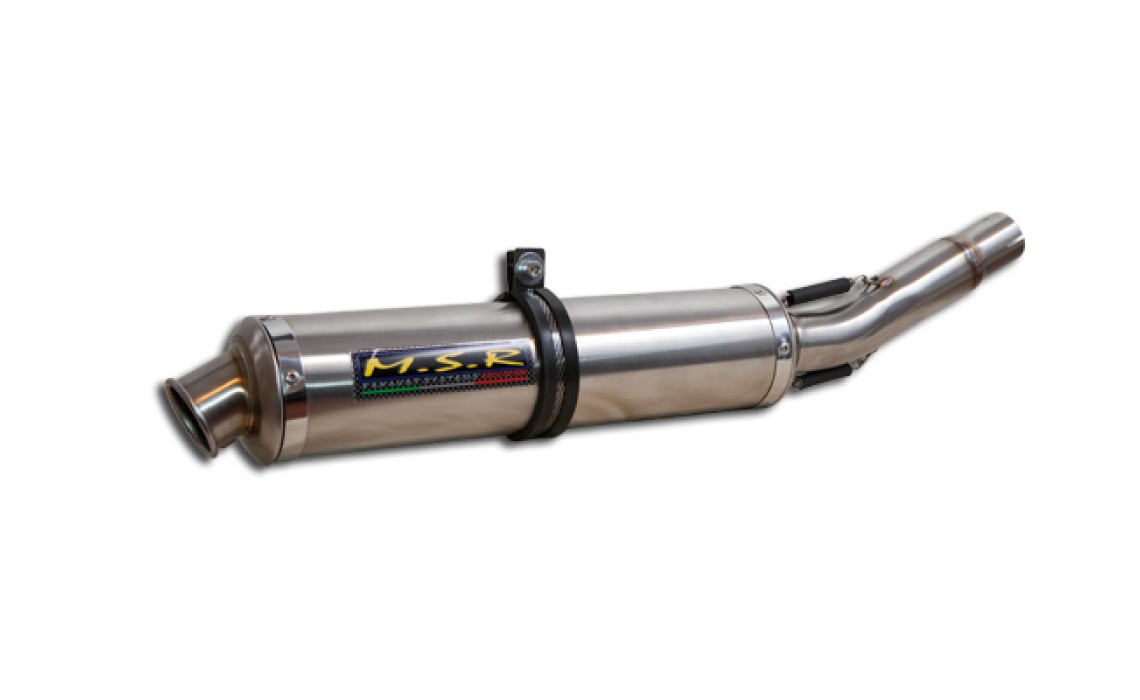 Classic Stainless Steel Round Msr Exhaust