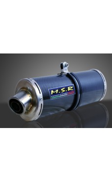 TERMINAL EXHAUST MID FULL SYSTEMS APPROVED MSR SUZUKI V-STROM 650 2/1 2012/15 MONOVAL CARBON