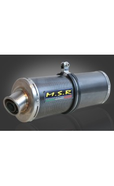TERMINAL EXHAUST MID FULL SYSTEMS APPROVED MSR SUZUKI V-STROM 650 2/1 2012/15 MONOVAL STAINLESS STEEL BLACK